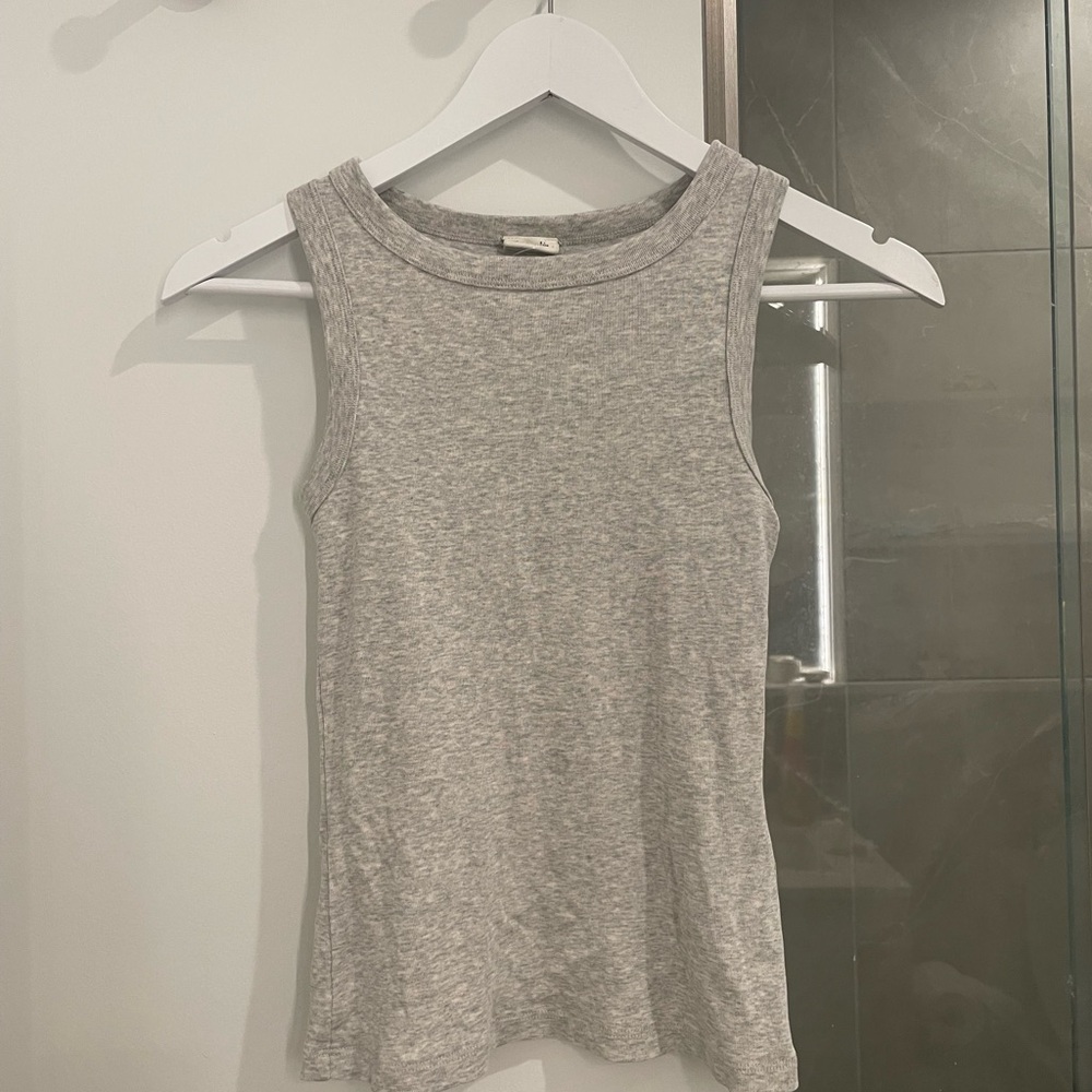 NWOT Abercrombie Gray Classic Tank Top